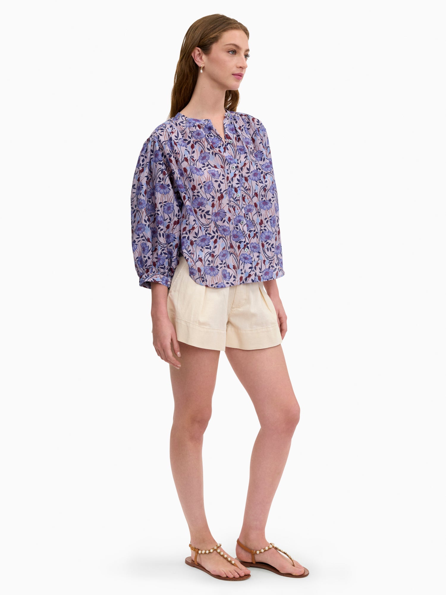  Daphne Blouse in Iris Multi by Rebecca Taylor