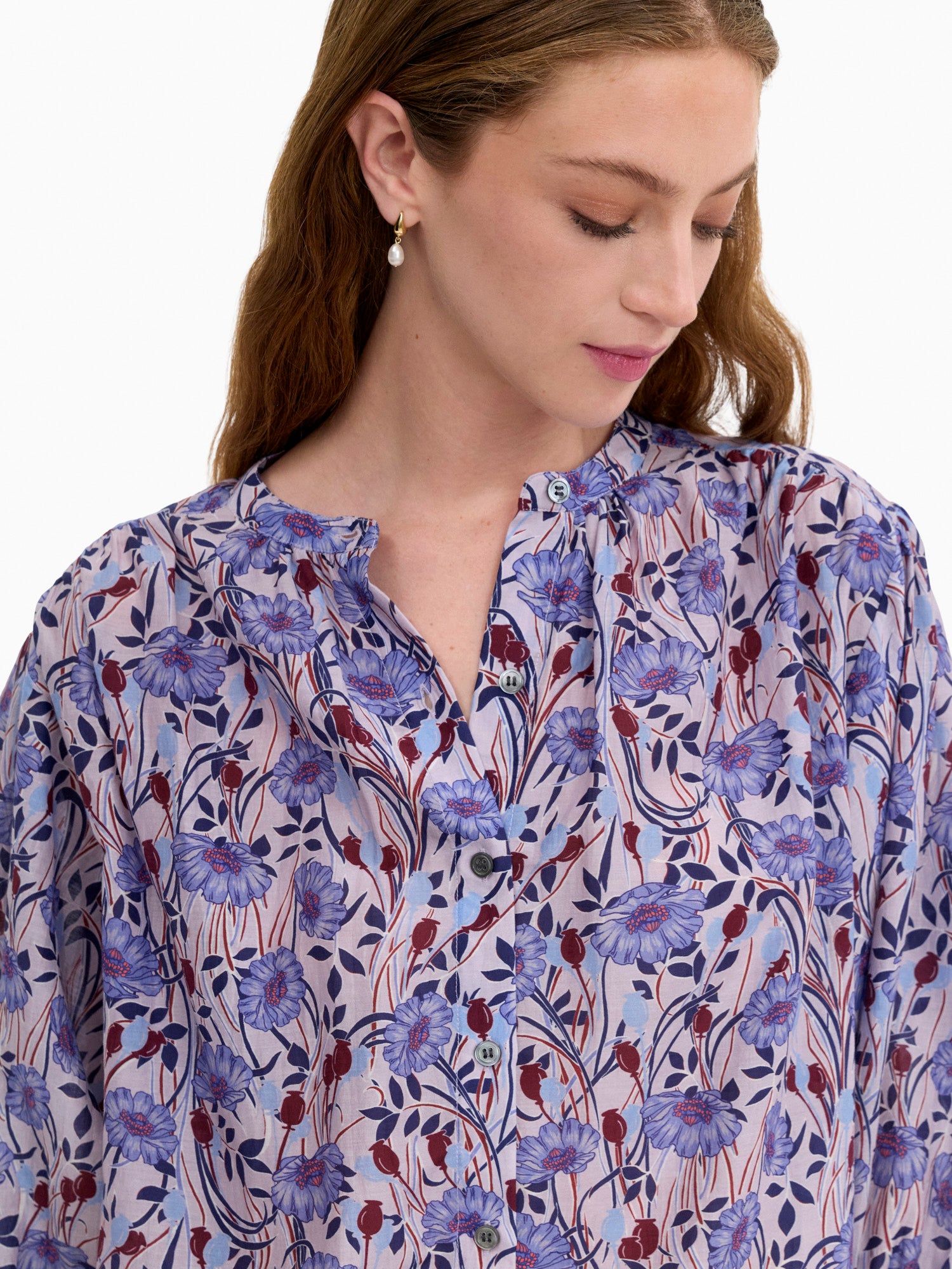  Daphne Blouse in Iris Multi by Rebecca Taylor