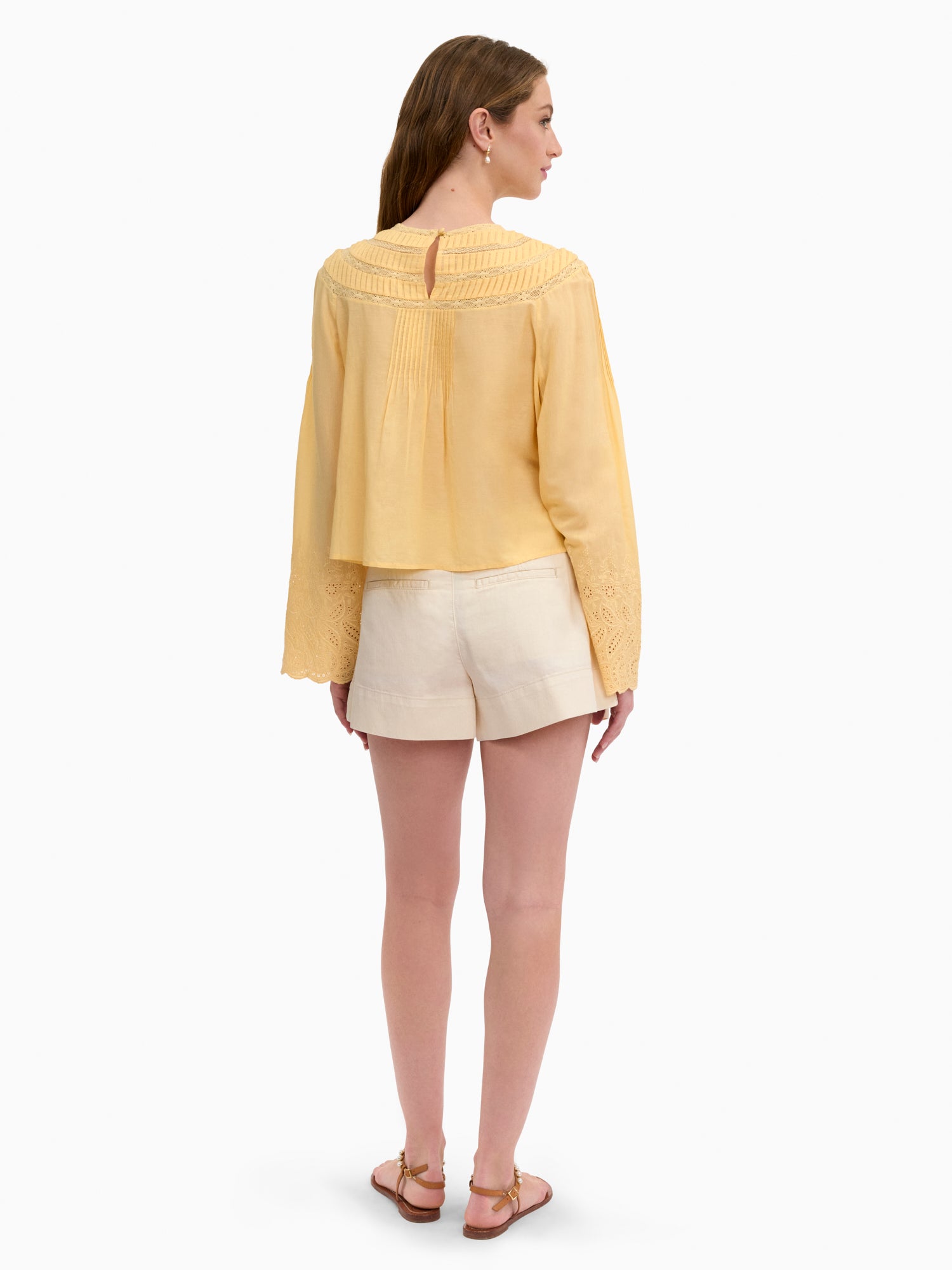  Sabine Blouse in Daisy Yellow by Rebecca Taylor