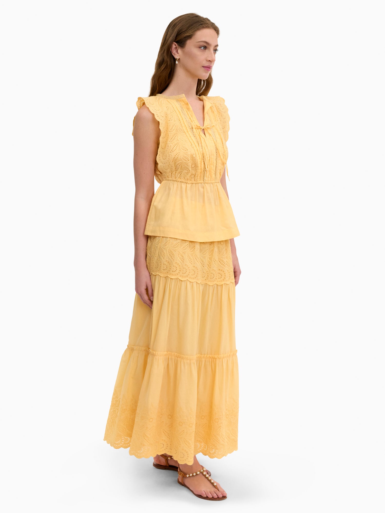  Sabine Top in Daisy Yellow by Rebecca Taylor