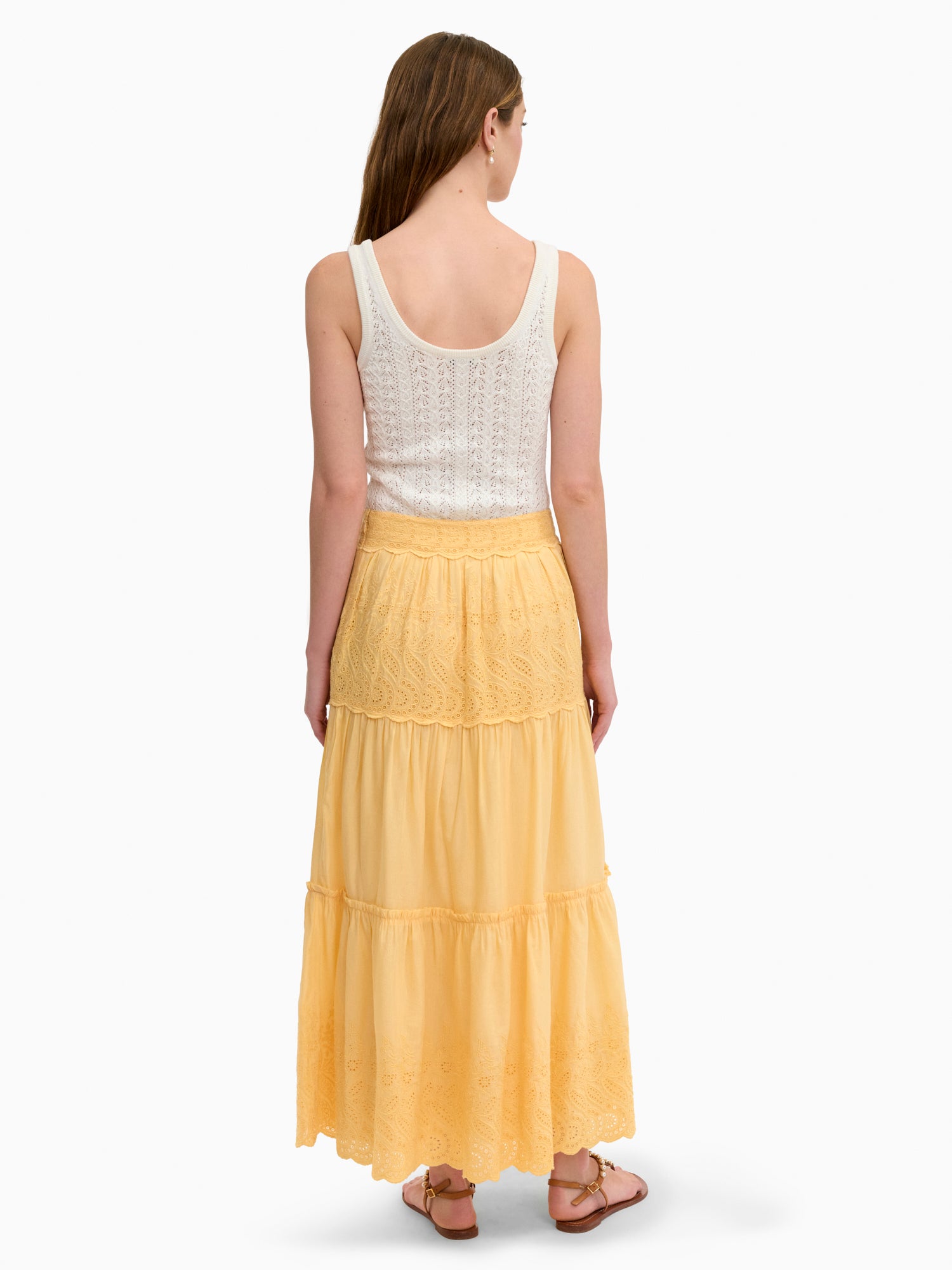  Sabine Skirt in Daisy Yellow by Rebecca Taylor