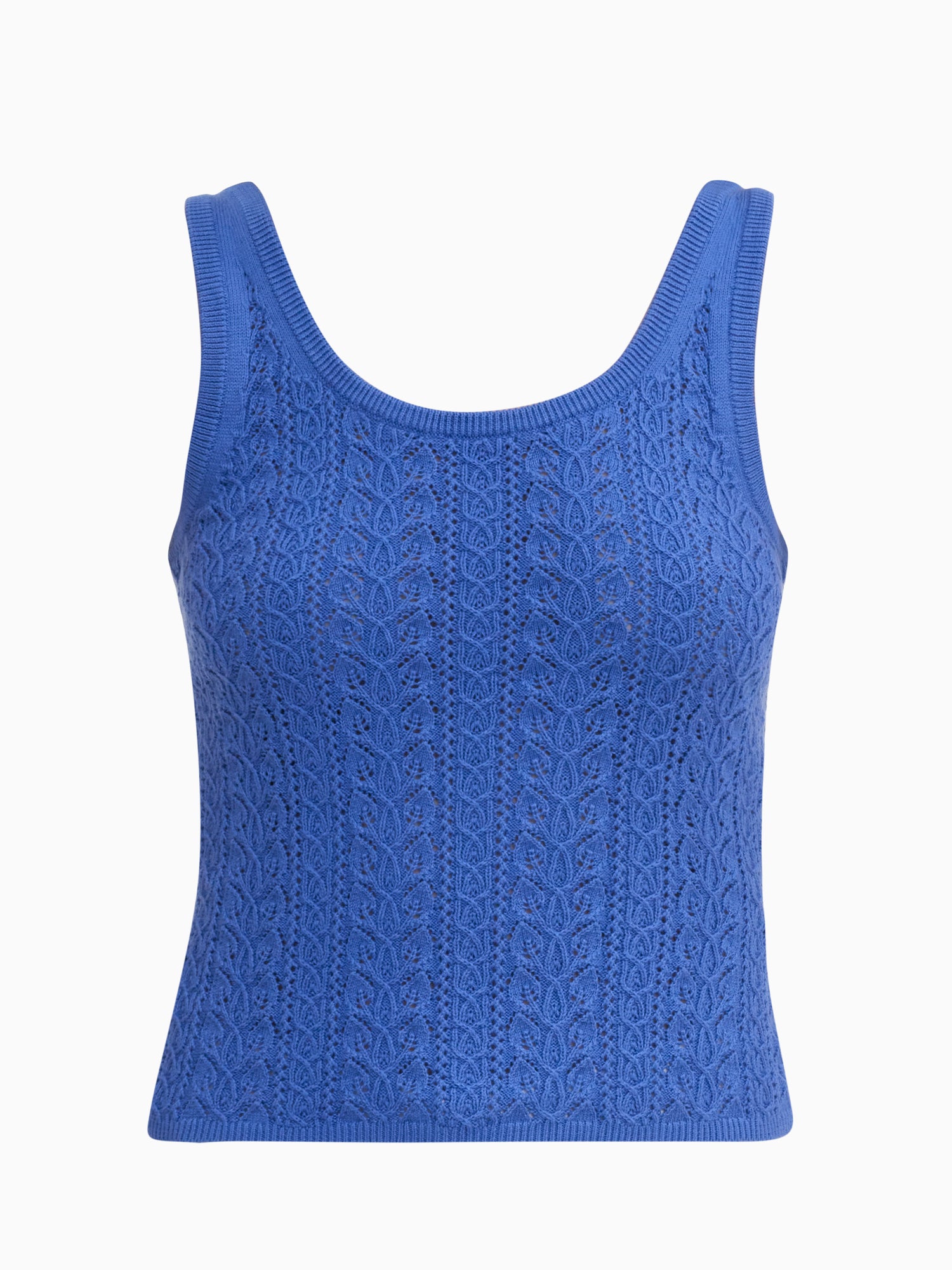  Verana Knit Tank in Capri Blue by Rebecca Taylor