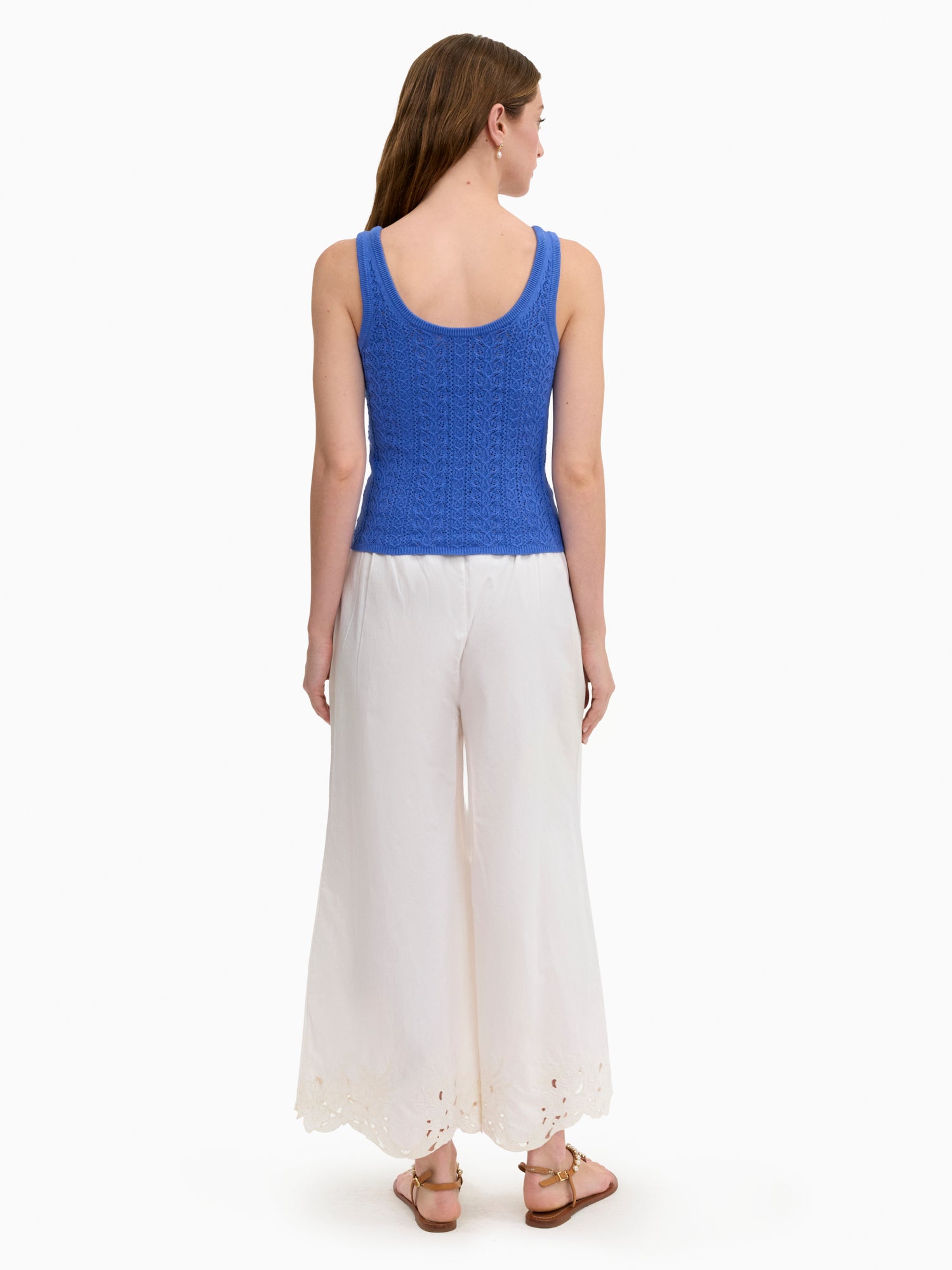  Verana Knit Tank in Capri Blue by Rebecca Taylor