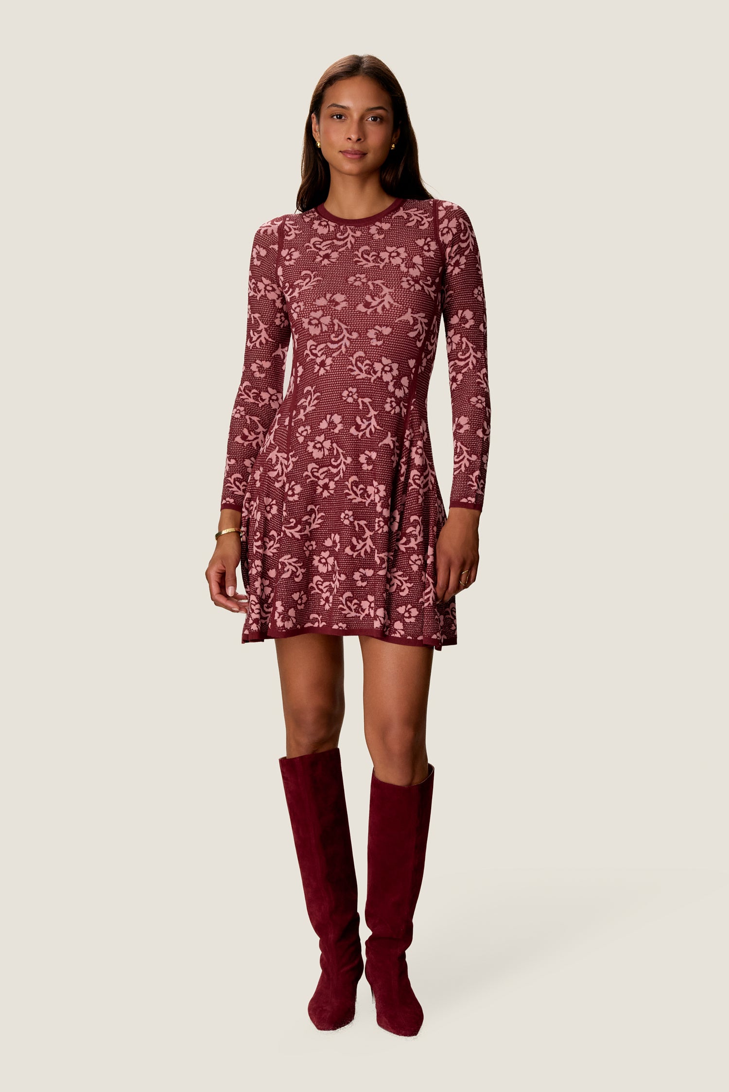 Daleney Jacquard Sweater Dress