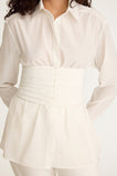 Corseted Button Down