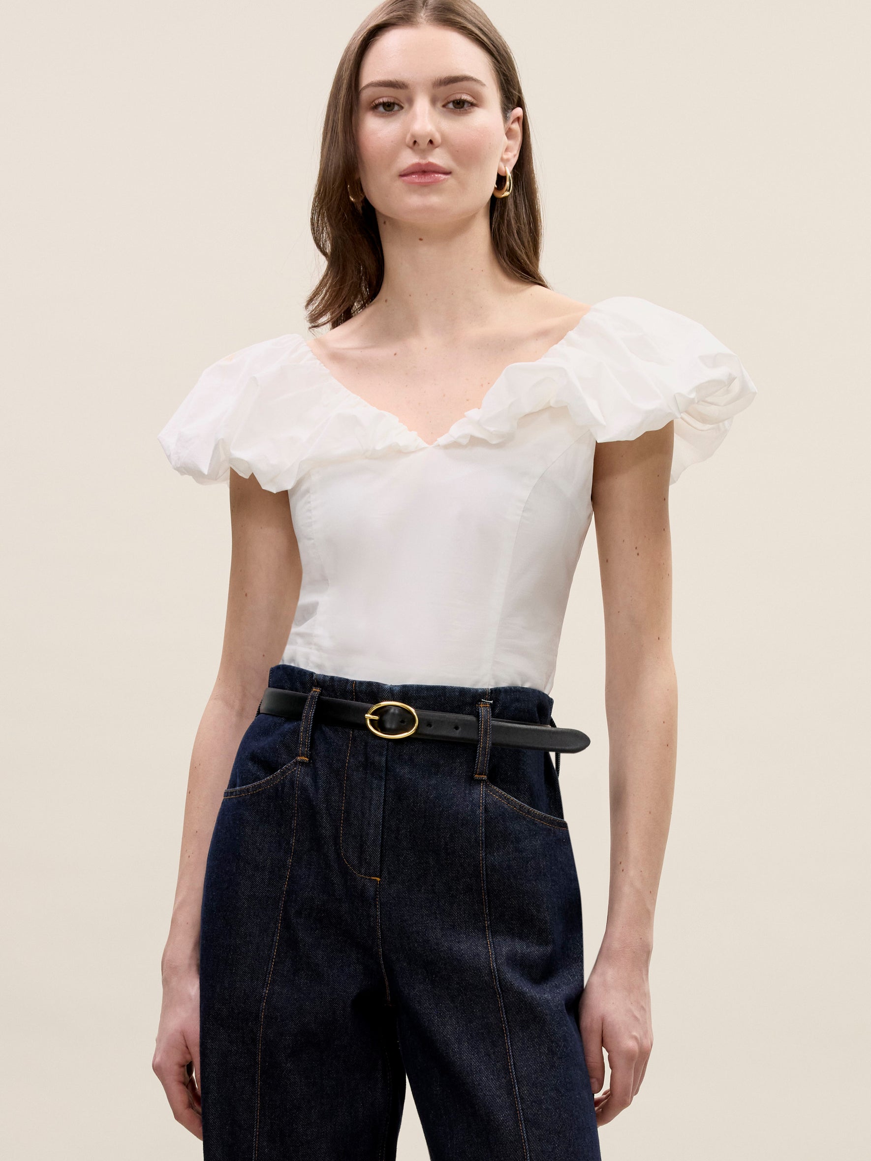 Yara Poplin Top