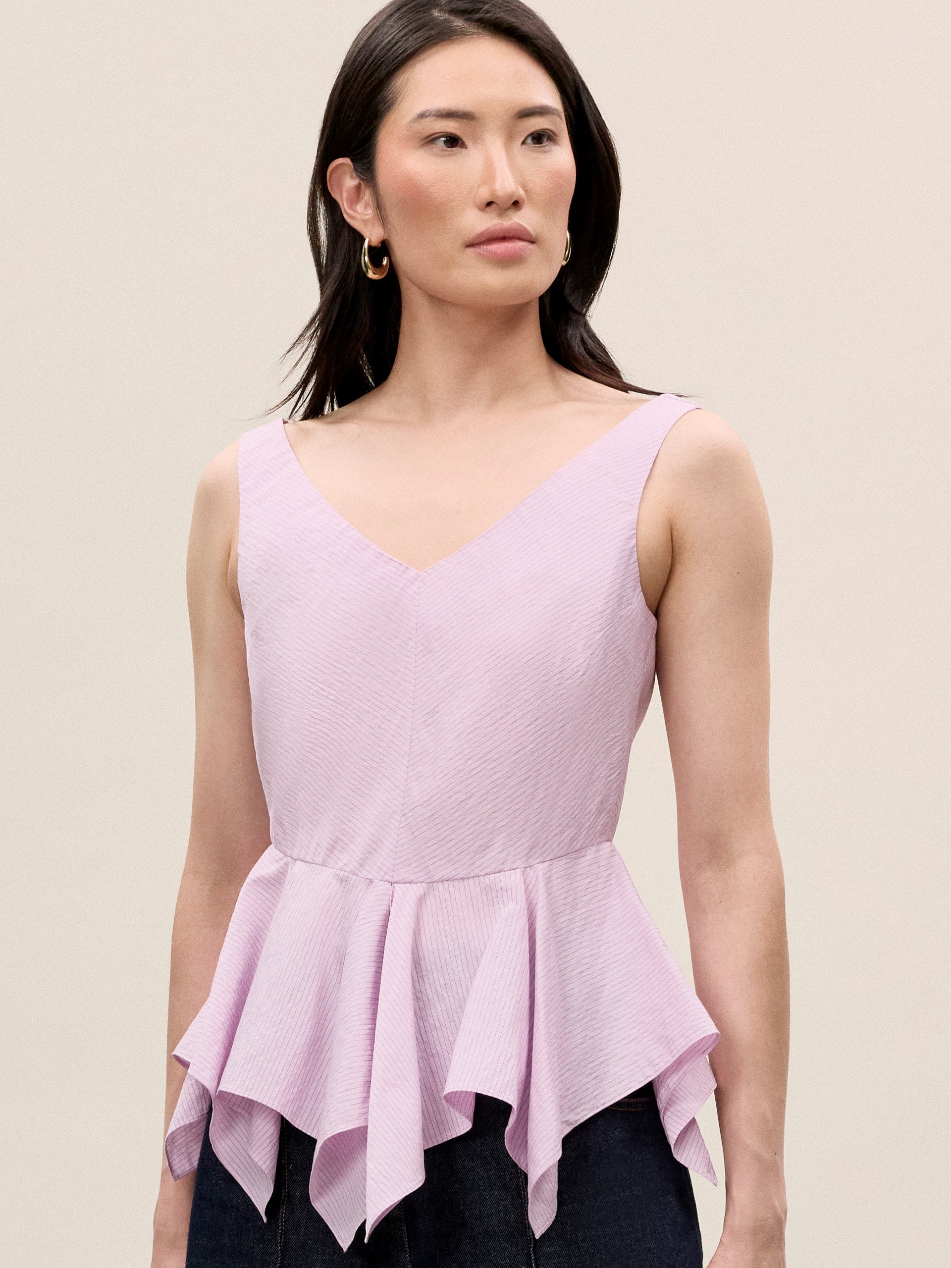  Allegra Stripe Top in Wisteria by Rebecca Taylor