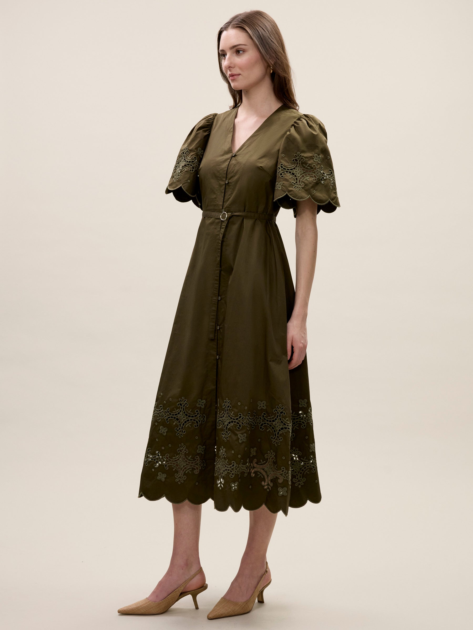 Olive Raquel Twill Dress