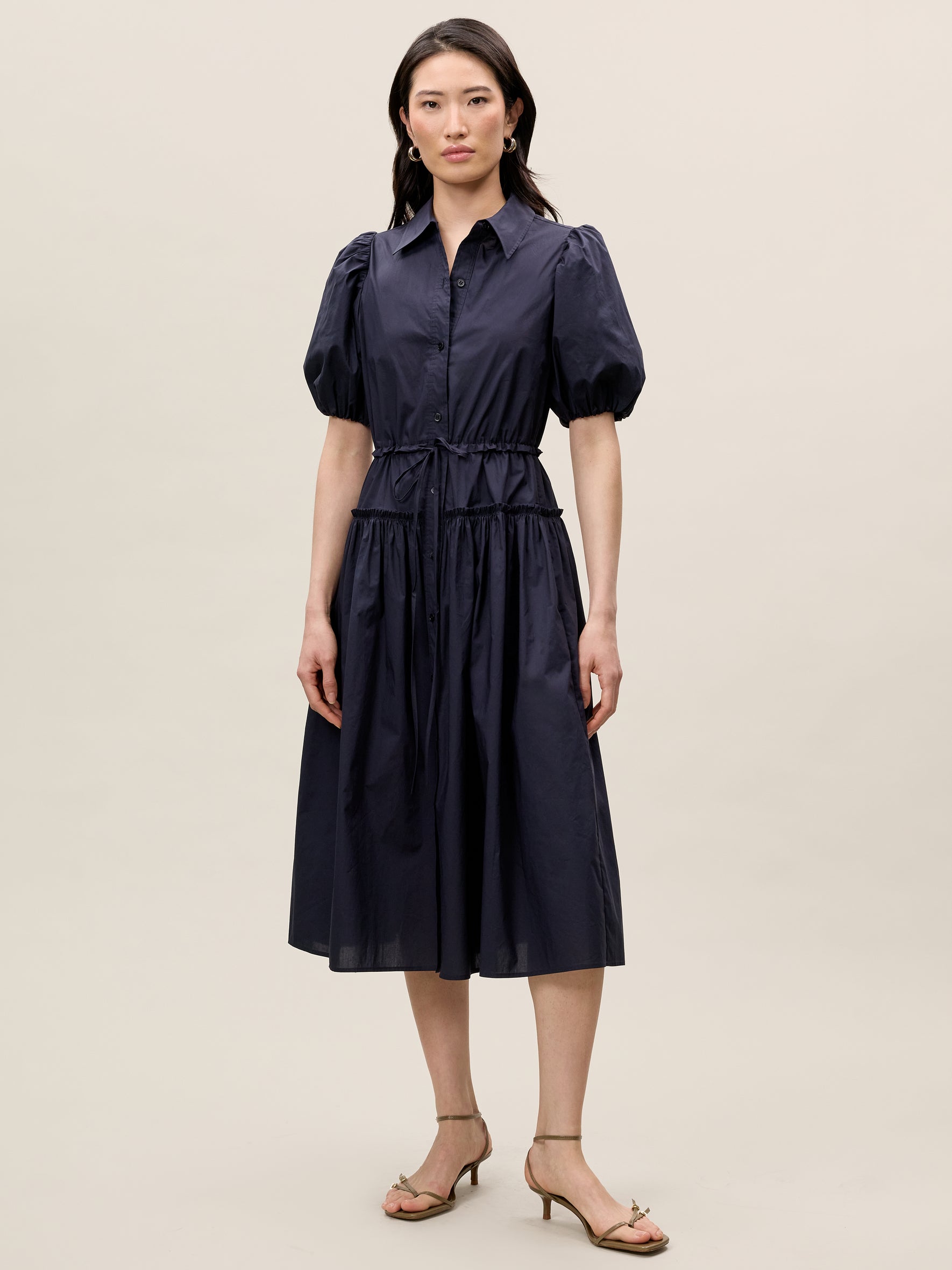 Poplin Shirt Dress