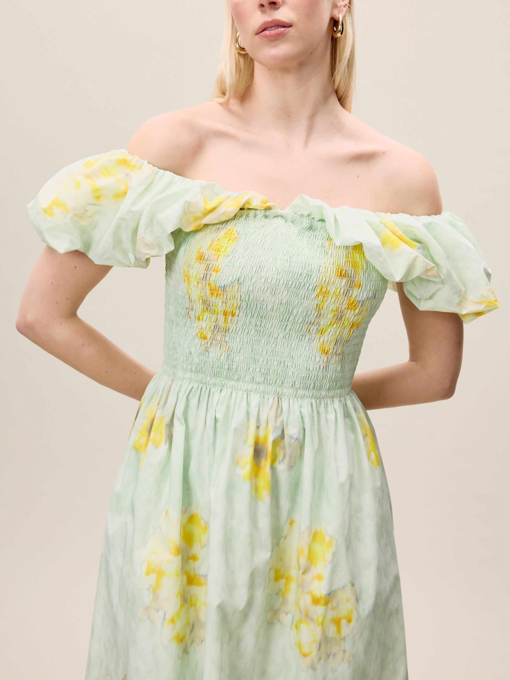 yara off shoulder midi dress Yara Midi Dress