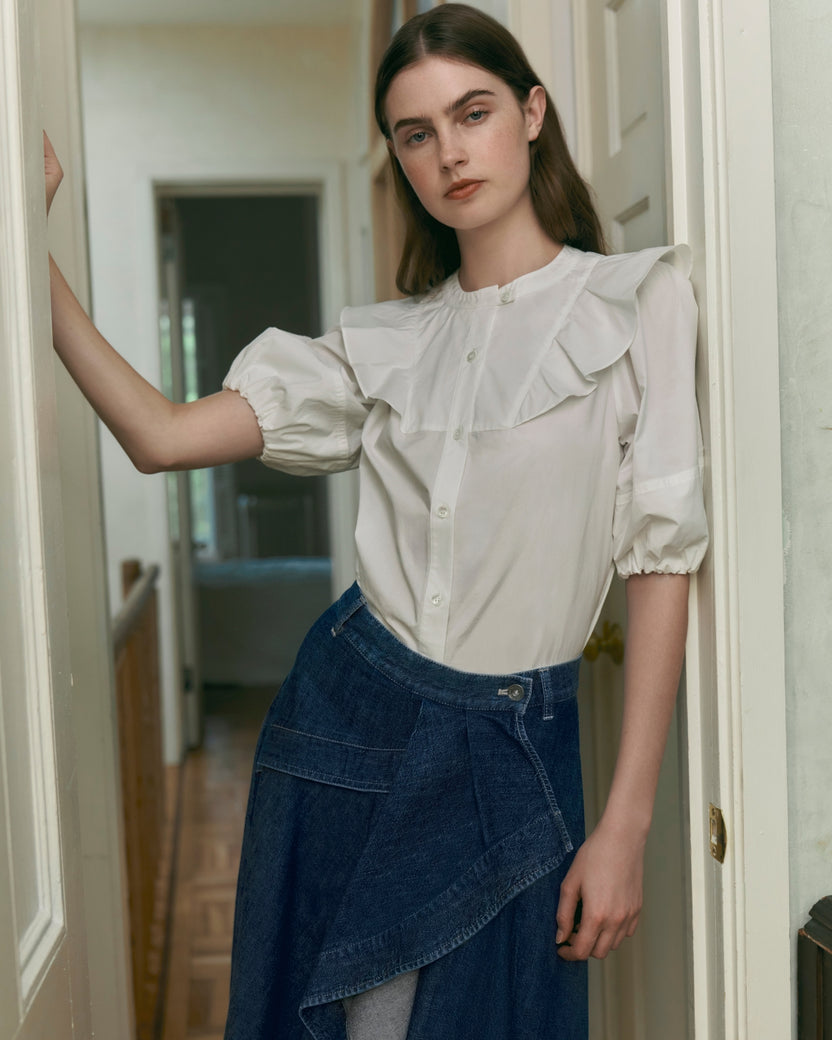 Aisley Poplin Top 