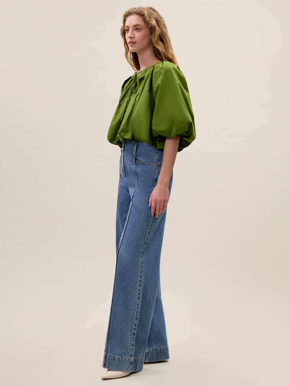  Isla Bubble Top in Meadow by Rebecca Taylor