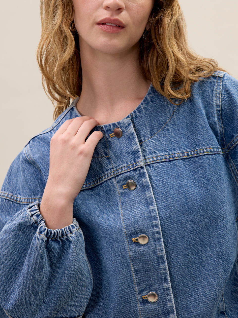  Dax Denim Jacket in Dax Wash by Rebecca Taylor