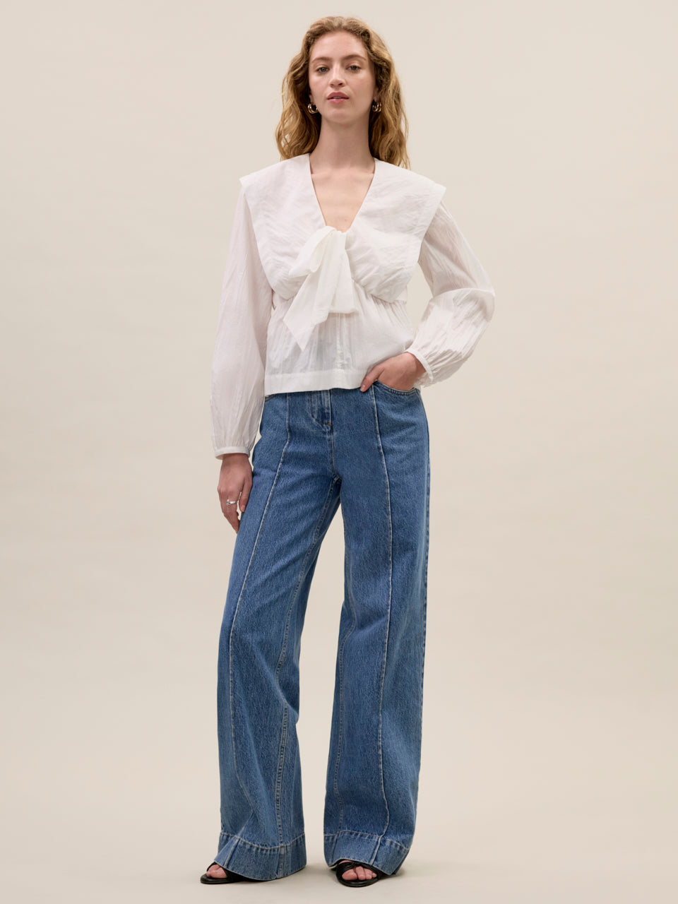 Marietta Cape Blouse