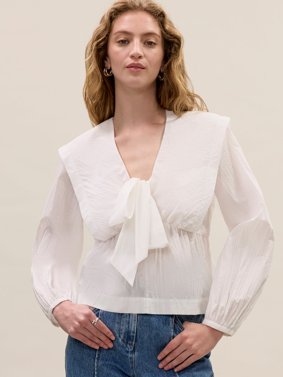 Marietta Cape Blouse