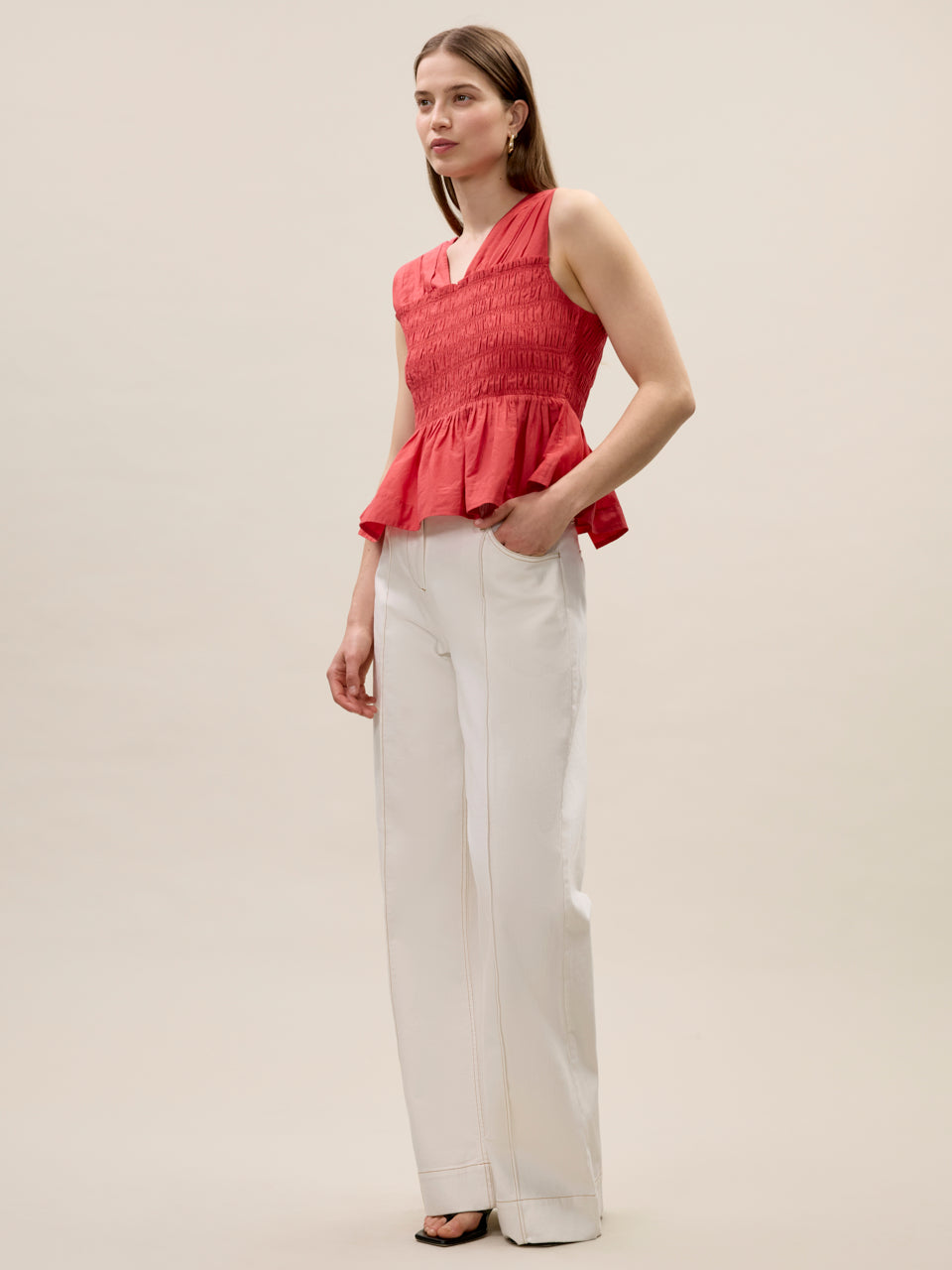 Merrick Silk Cotton Top