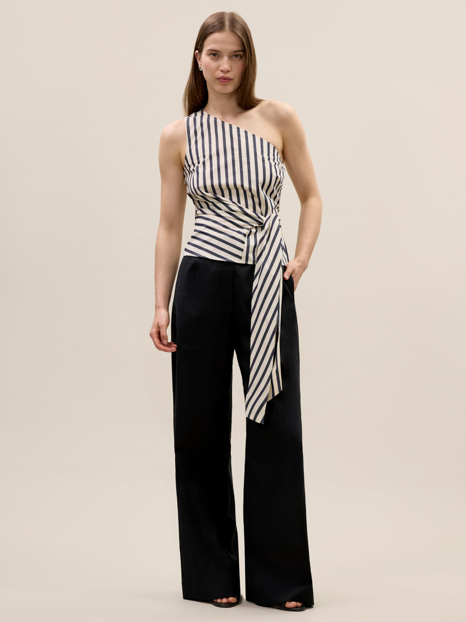Isla Stripe Poplin Top