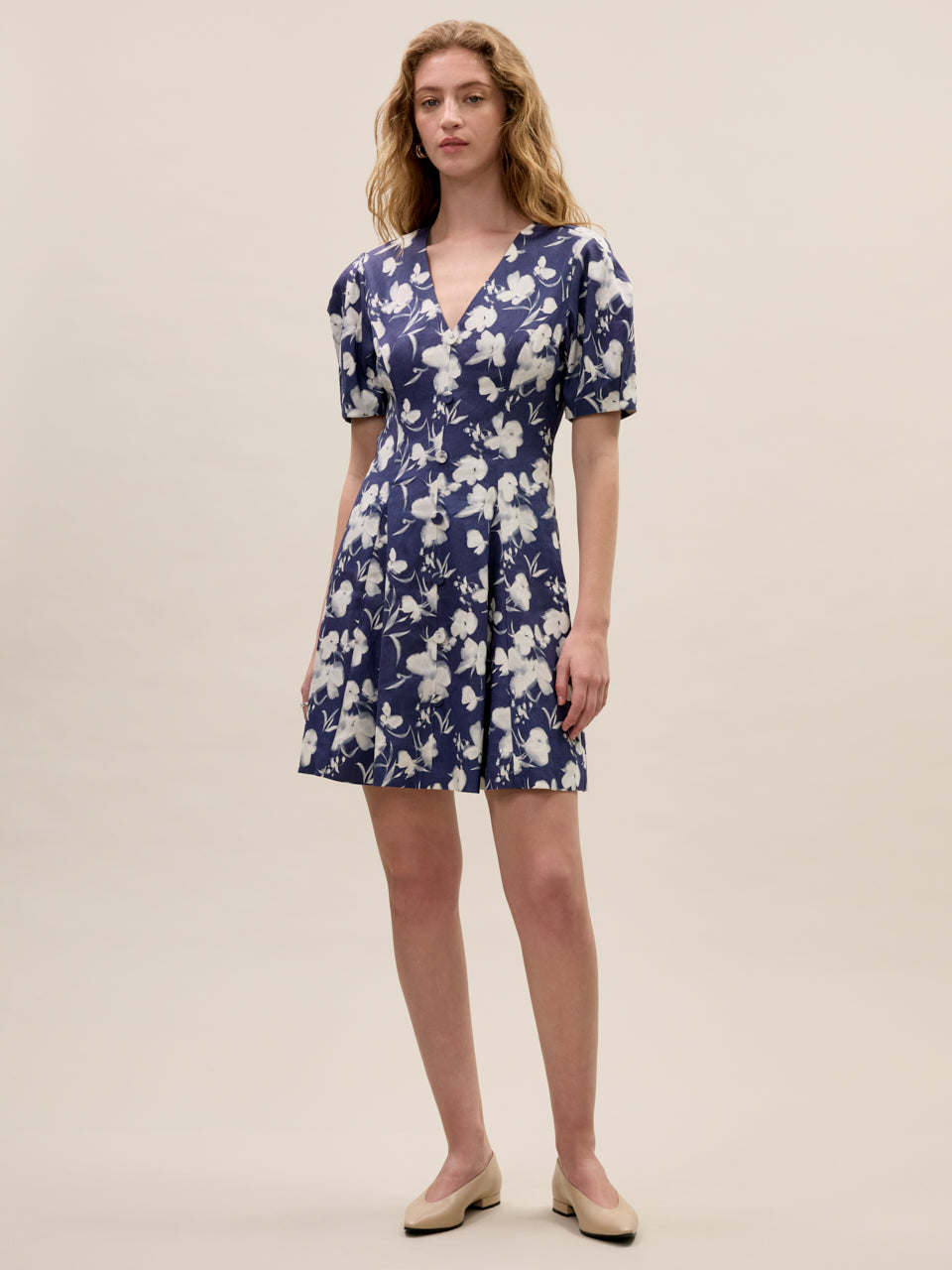 Bea Linen Mini Dress