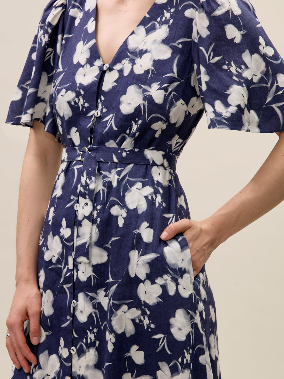 Bea Linen Maxi Dress