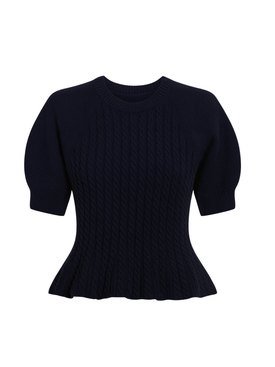  Ella Knit Sweater in Navy by Rebecca Taylor