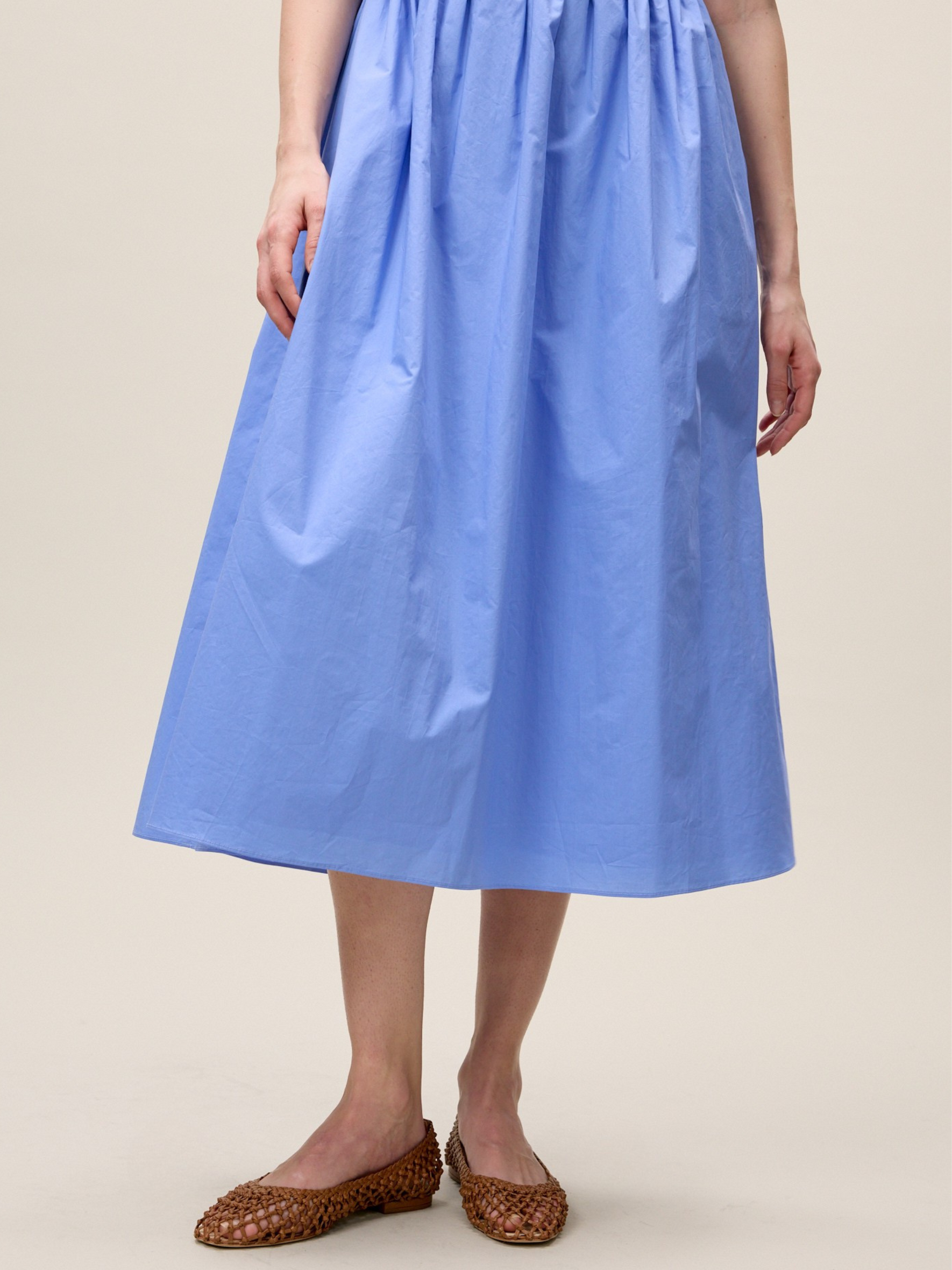Yara Poplin Midi Dress