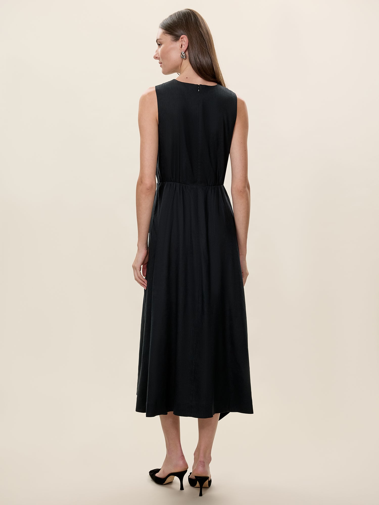Stretch Linen Dress