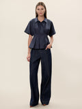 Aisley Poplin Blouse