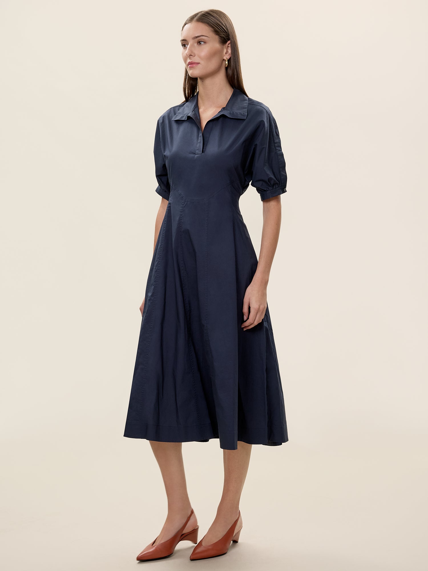 Aisley Poplin Dress