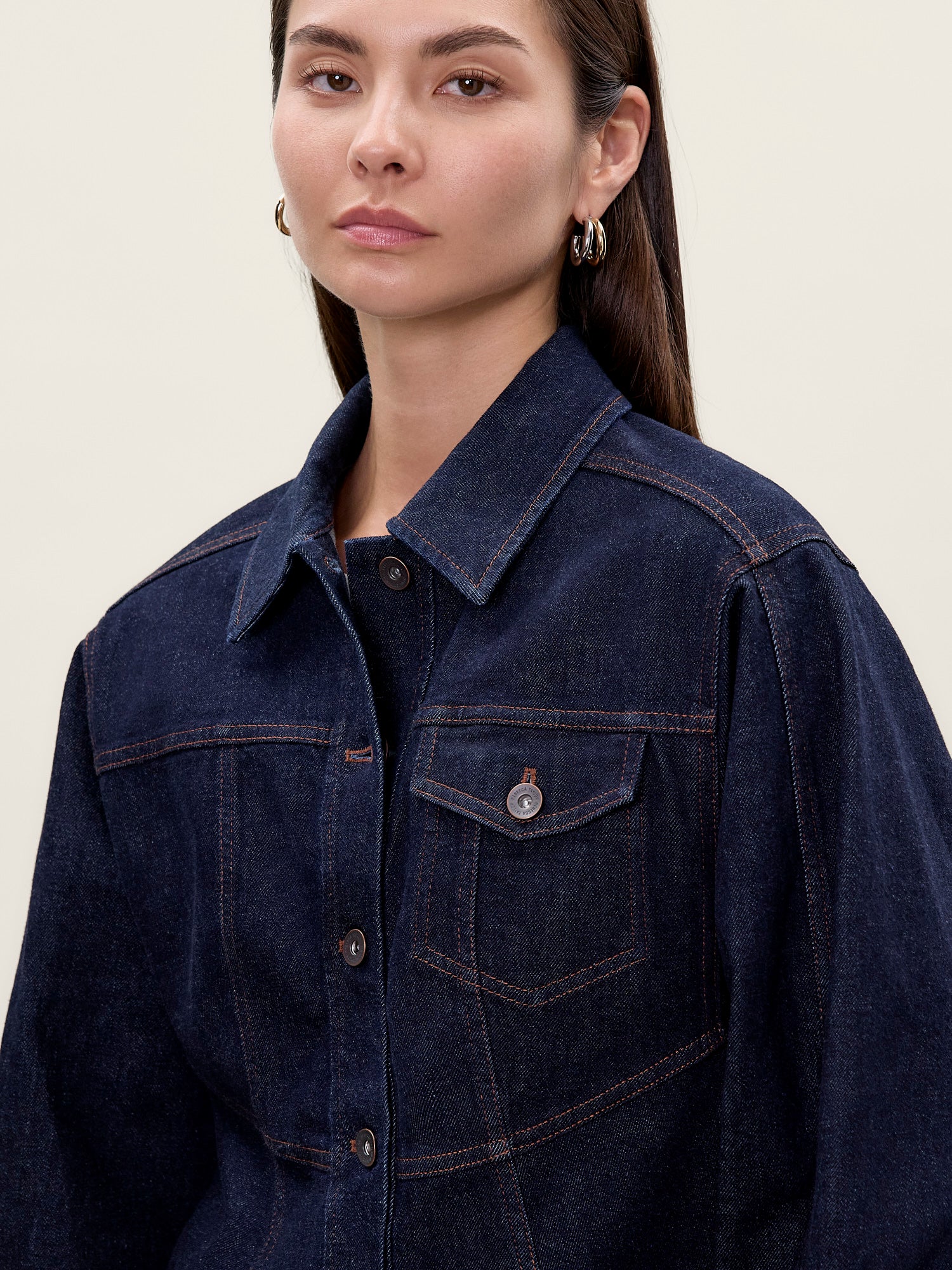  Carmen Denim Jacket in Carmen Indigo by Rebecca Taylor