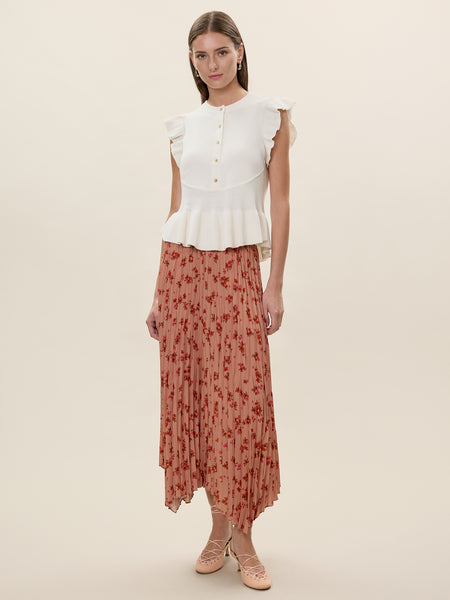 Persimmon Multi Celeste Skirt - Rebecca Taylor