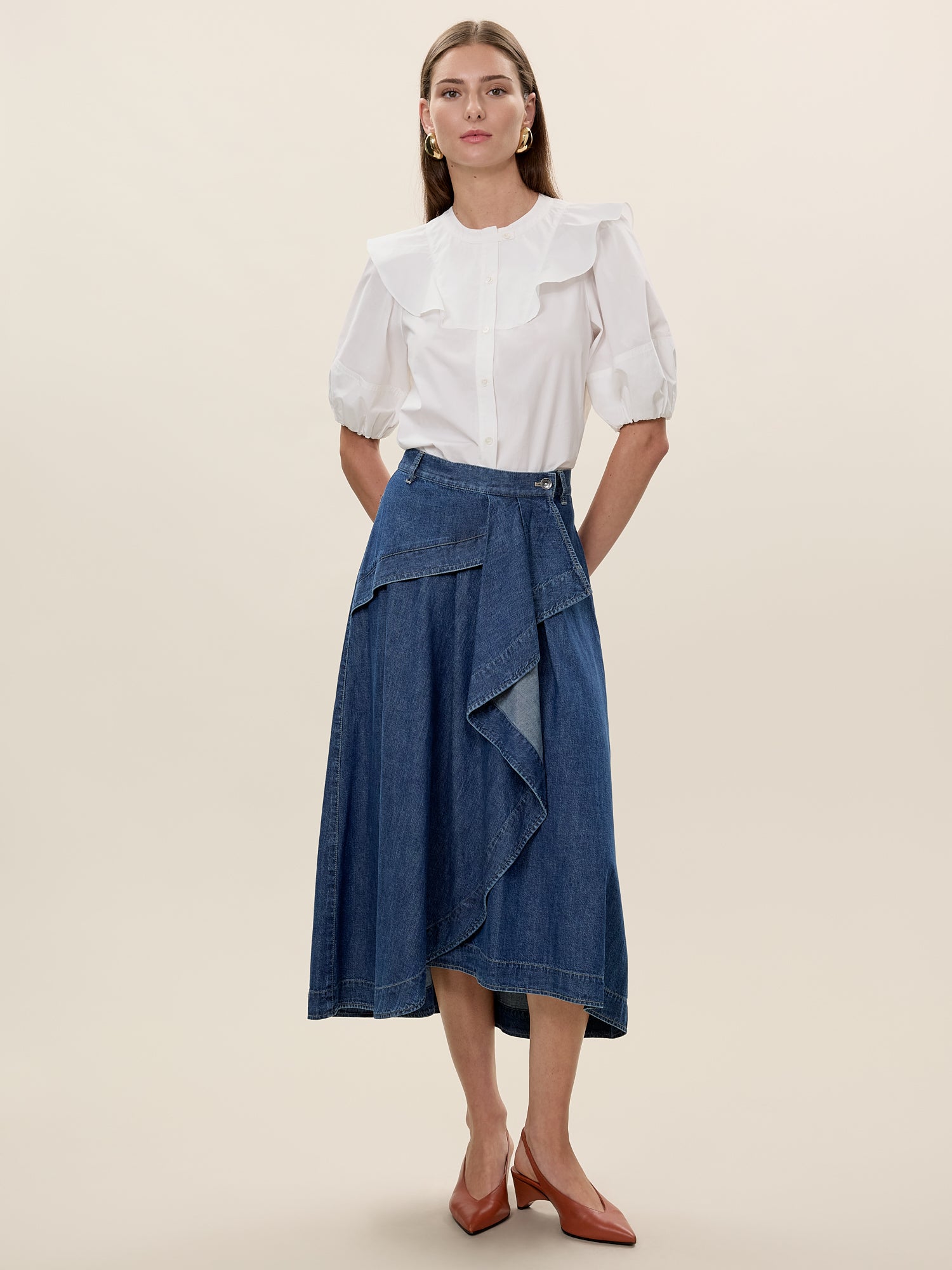 Edith Denim Skirt