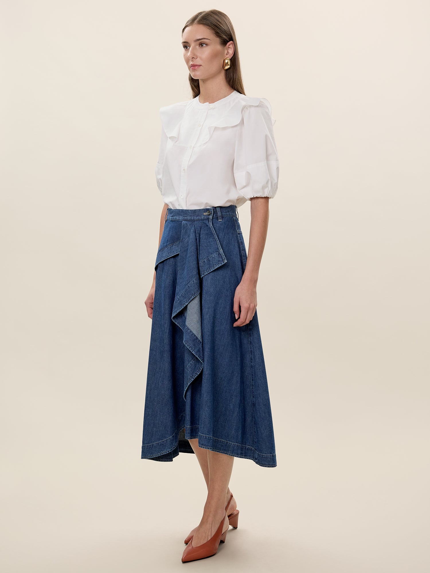 Edith Denim Skirt