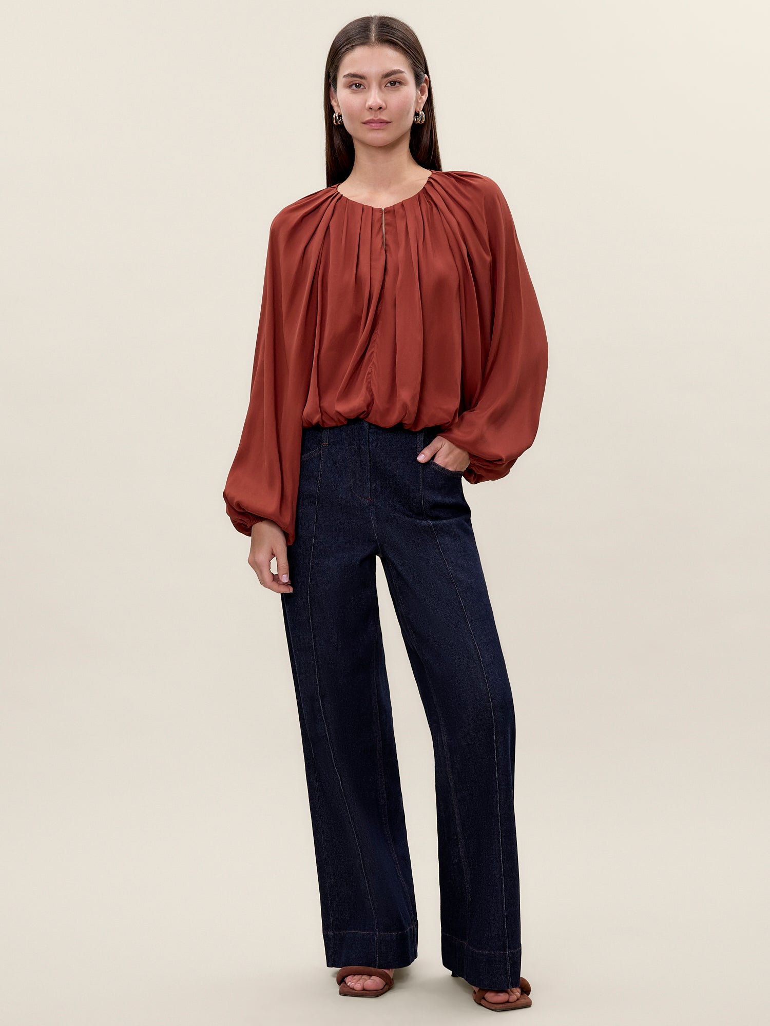  Lillith Bubble Top in Aberdeen by Rebecca Taylor