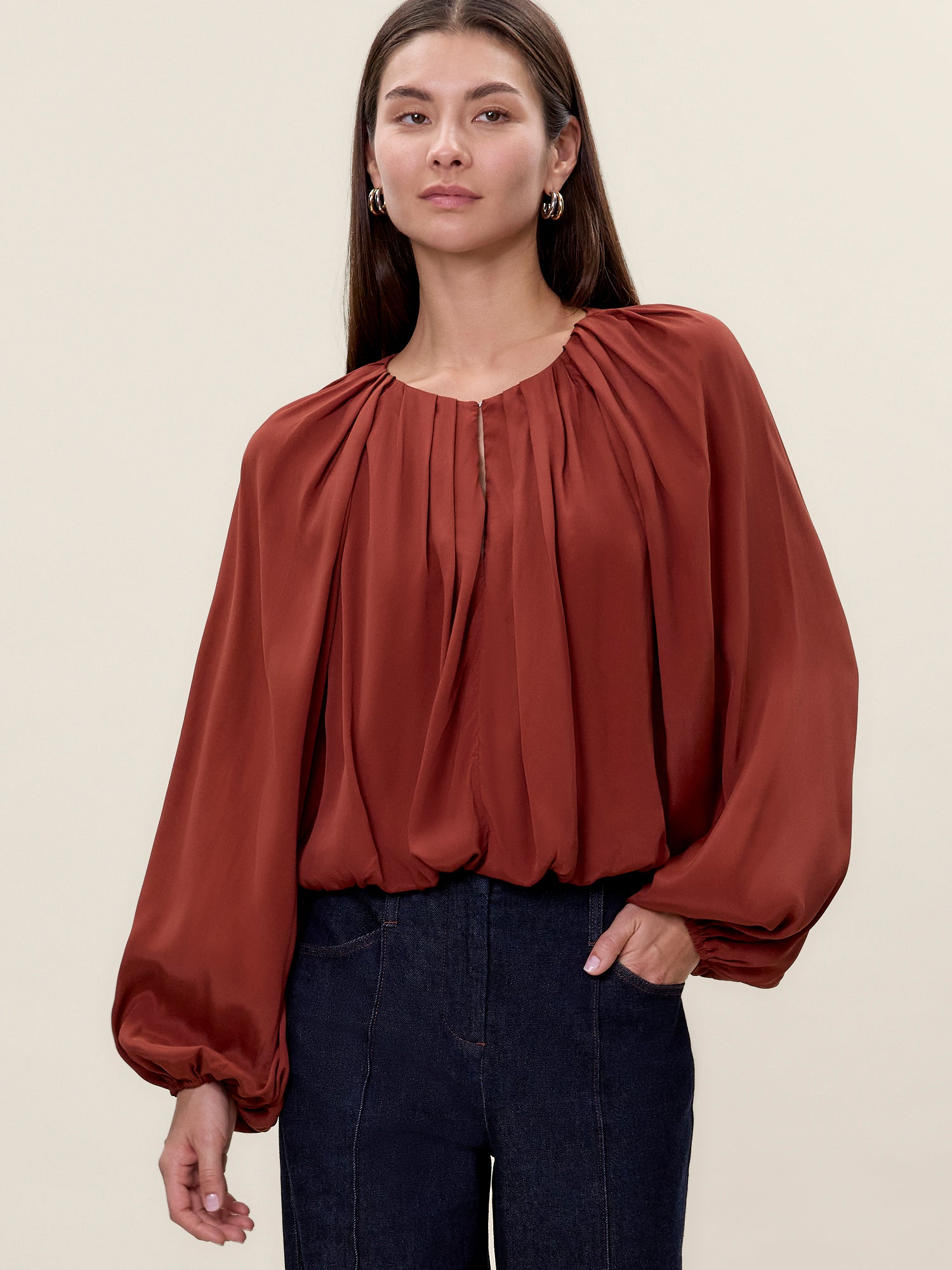  Lillith Bubble Top in Aberdeen by Rebecca Taylor