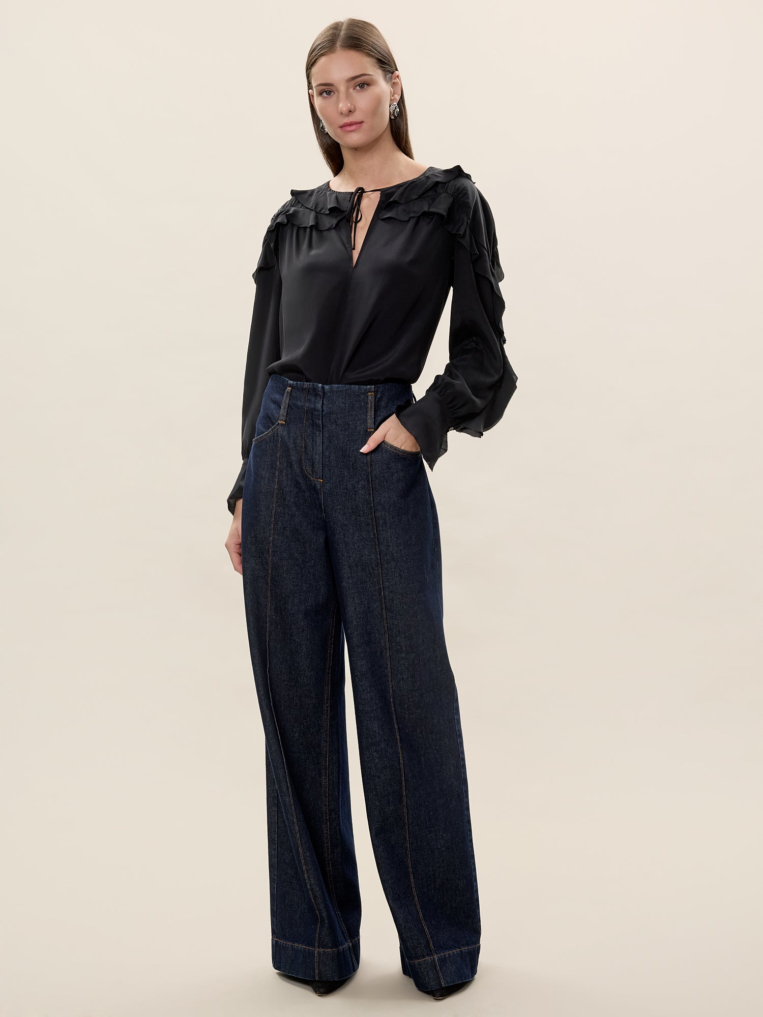 Lillith Ruffle Blouse