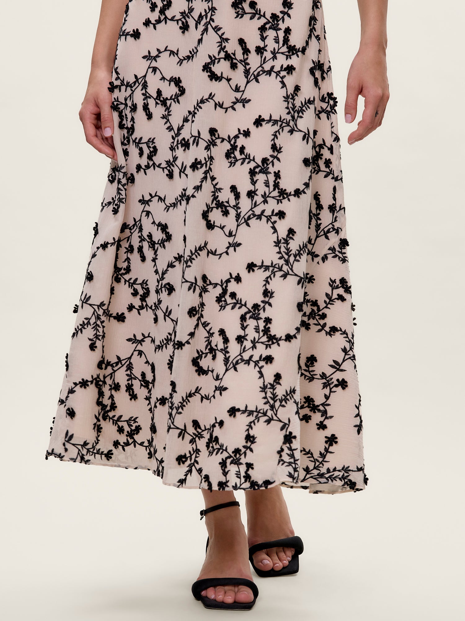  Marisol Dress in Antique White/Black by Rebecca Taylor