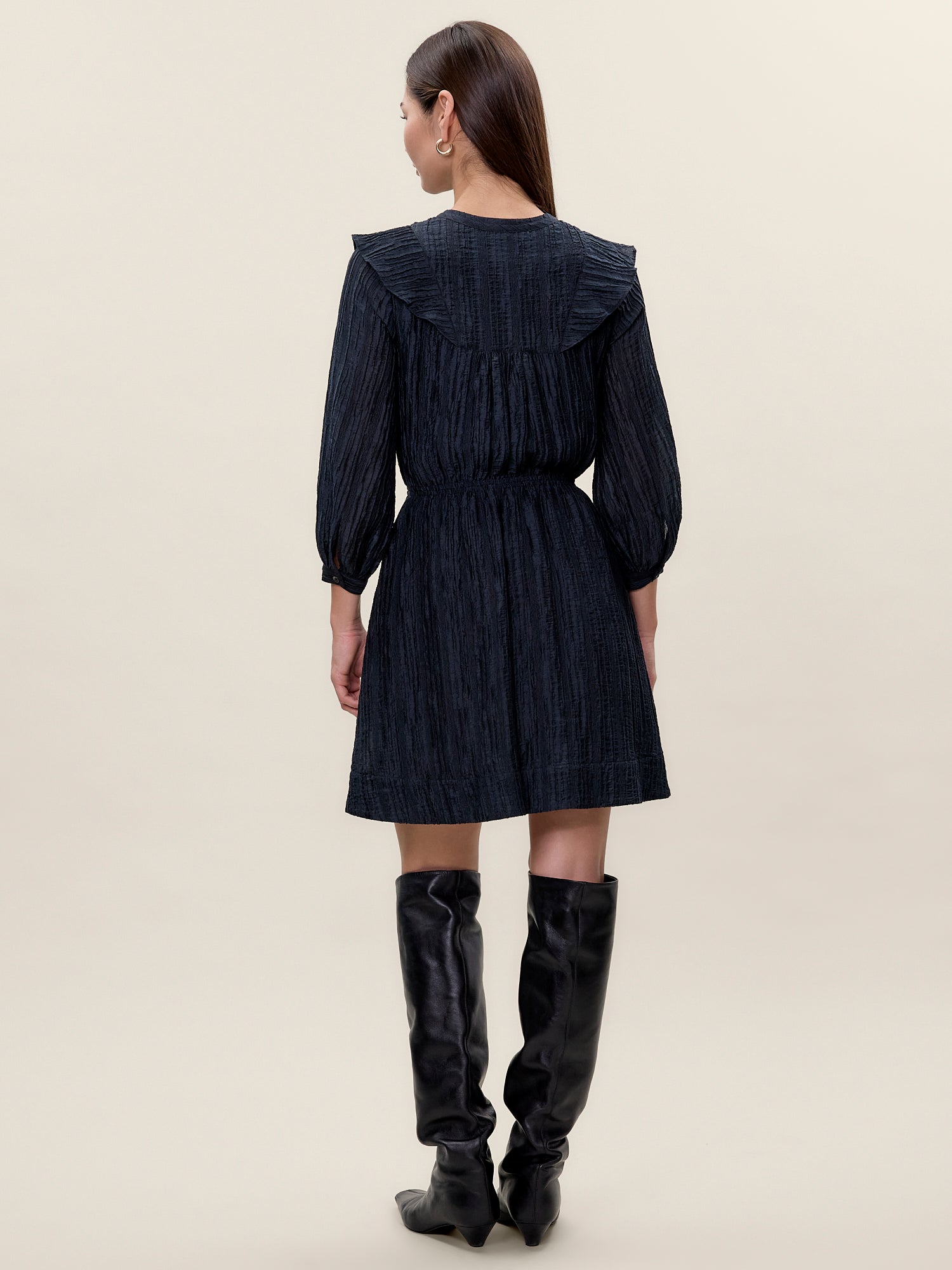  Olivia Mini Dress in Graphite by Rebecca Taylor