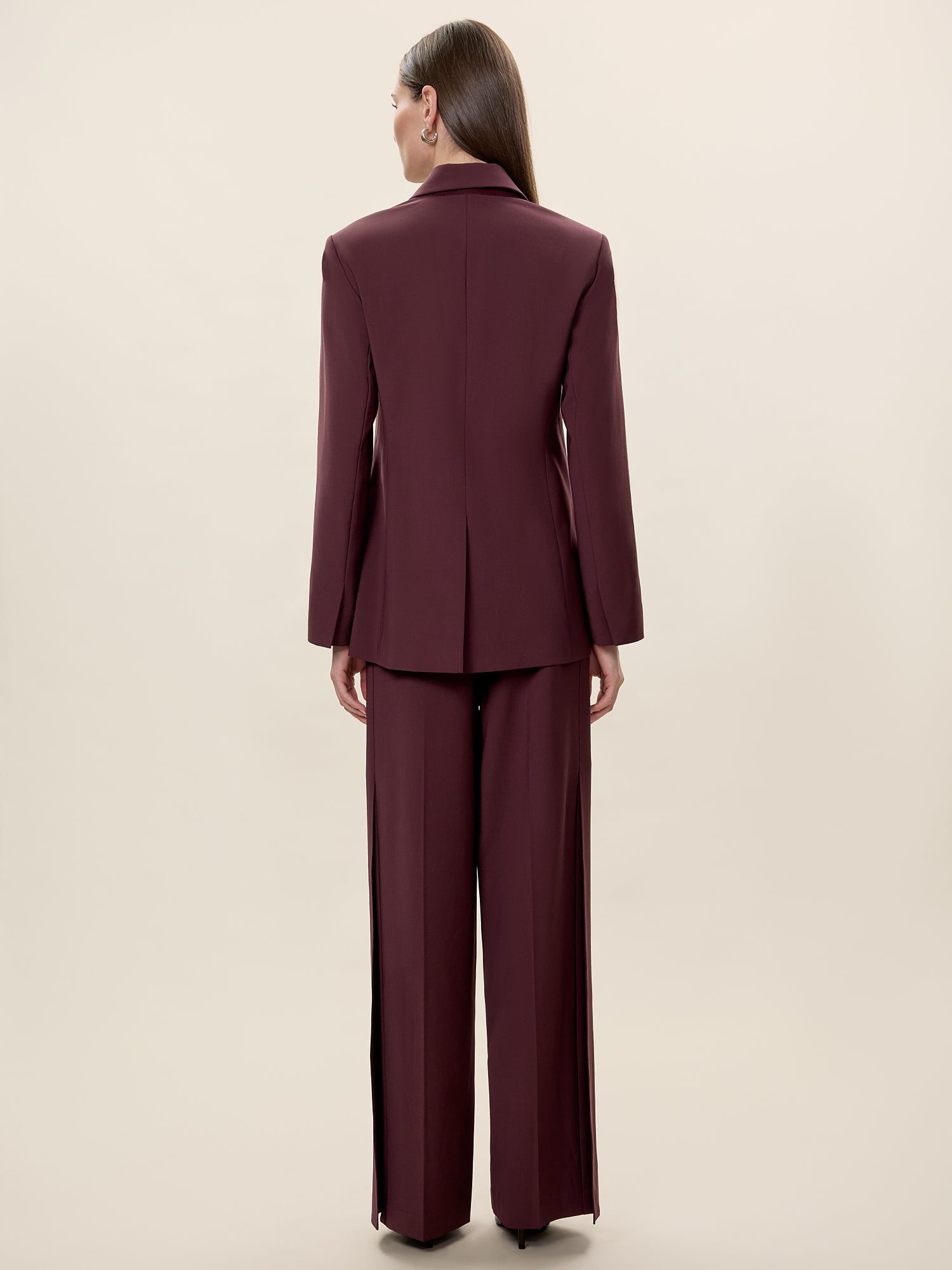  Stevie Blazer in Plum by Rebecca Taylor