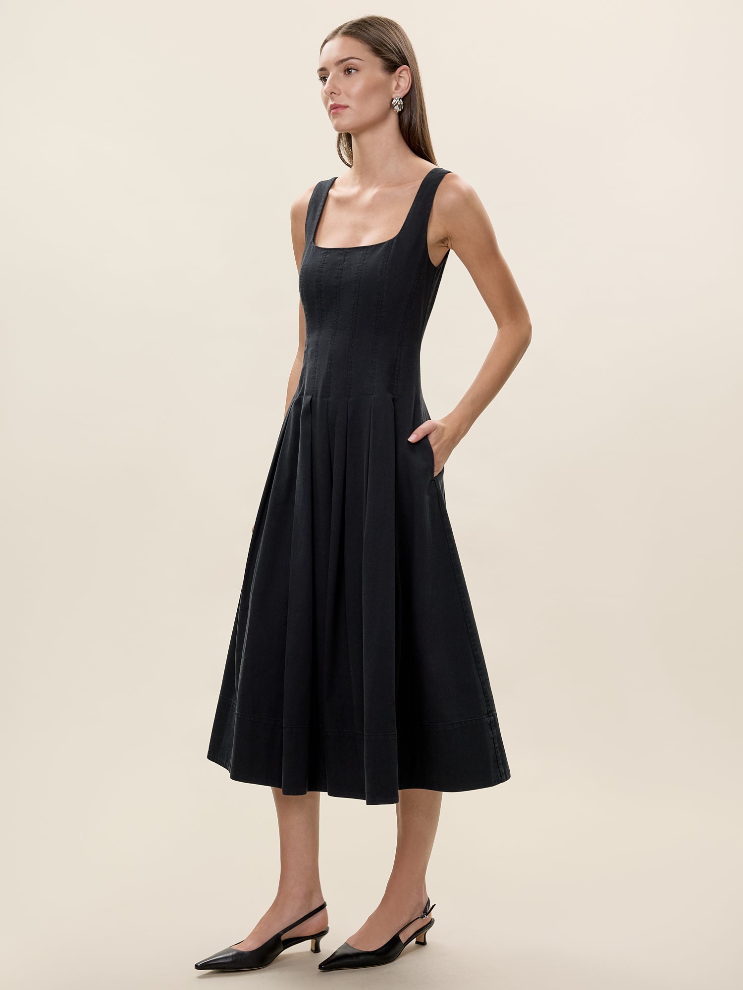 Edith Garment Dyed Dress