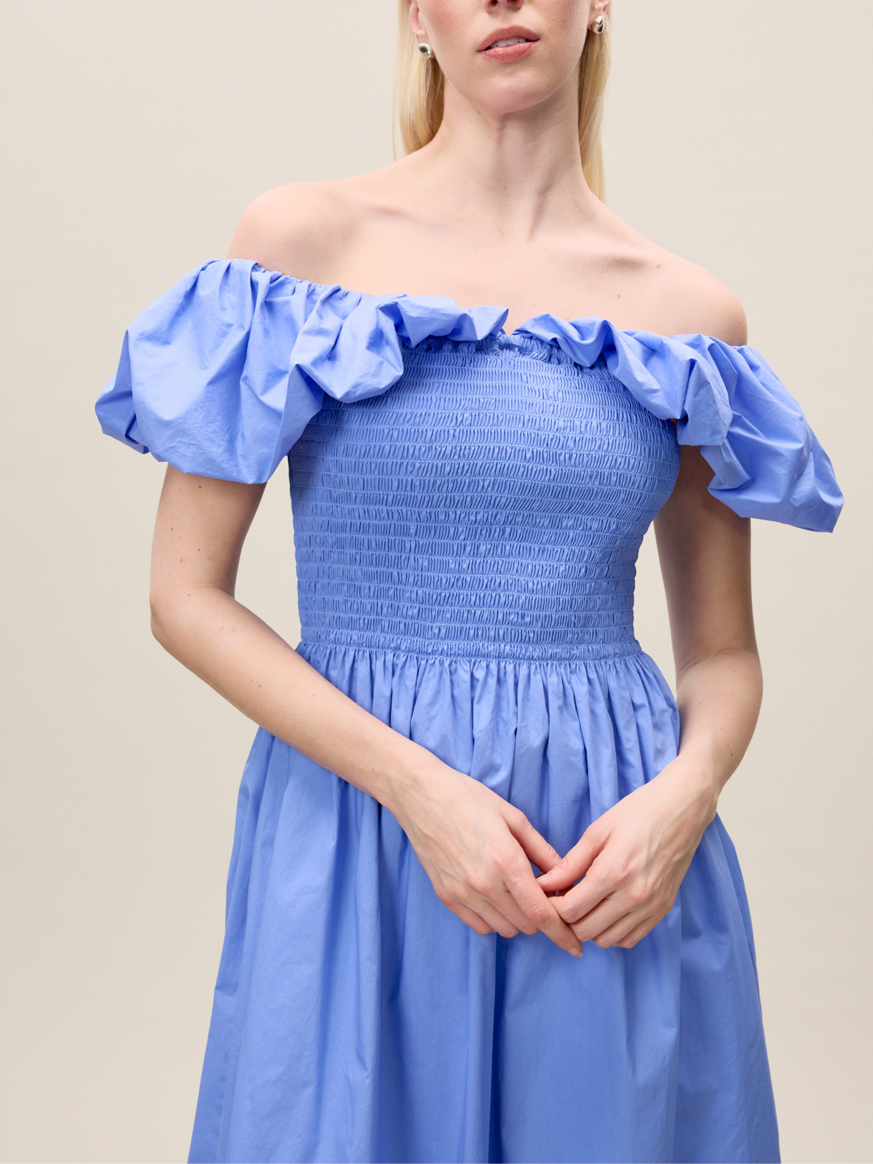 Yara Poplin Midi Dress