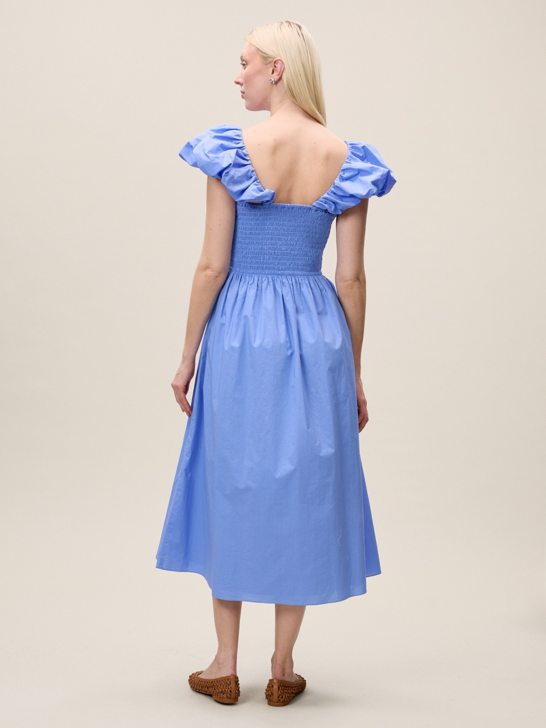 Yara Poplin Midi Dress