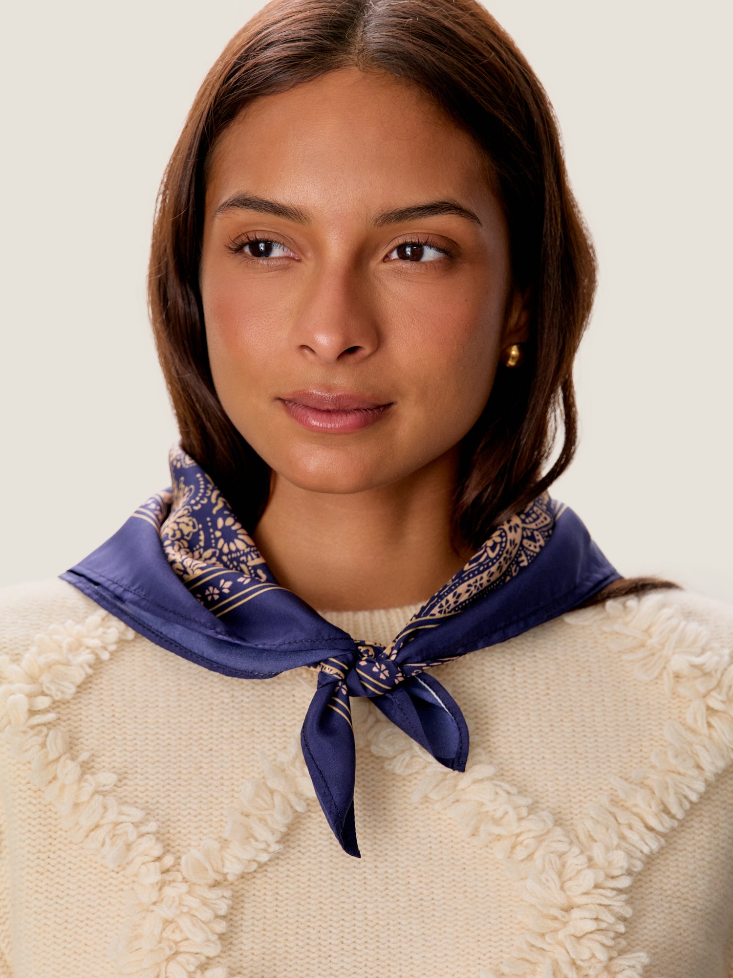  Vintage Paisley Scarf in Maritime Multi by Rebecca Taylor