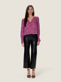 Audrey Jacquard Blouse