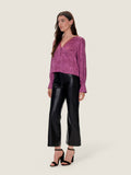 Audrey Jacquard Blouse