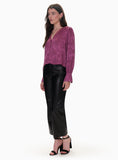 Audrey Jacquard Blouse