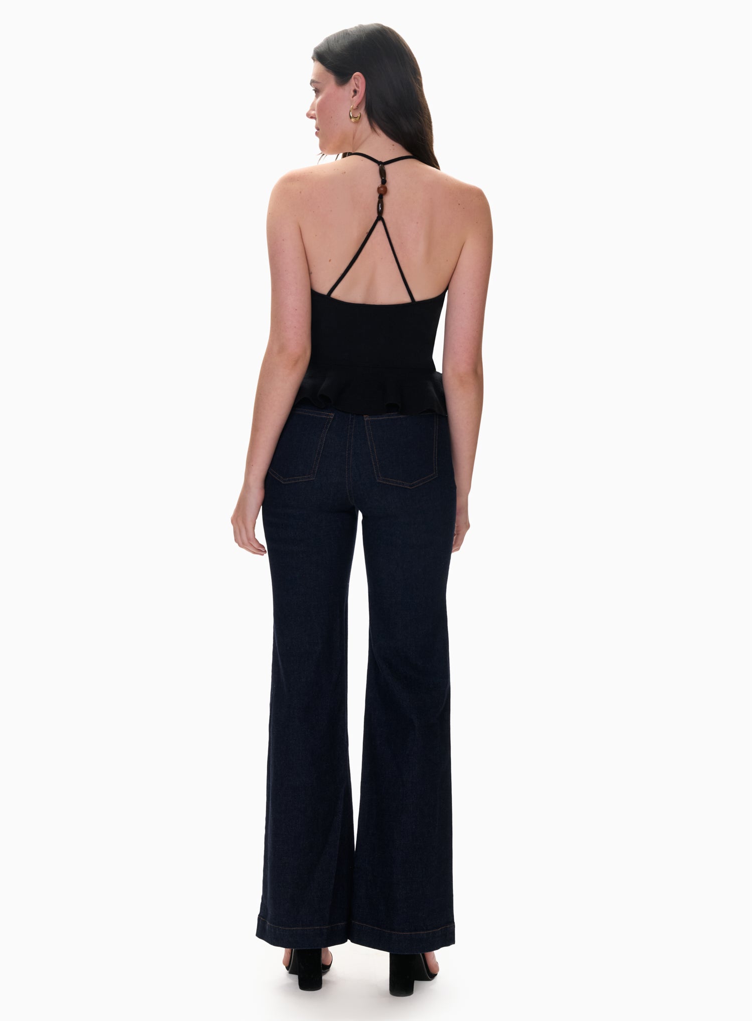  Bailey Sweater Tank in Noir by Rebecca Taylor