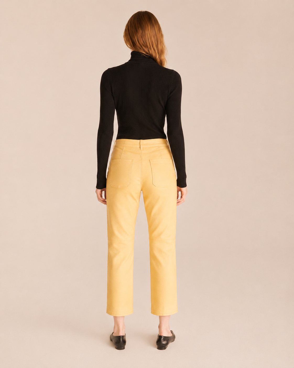 Crop Leather Pant