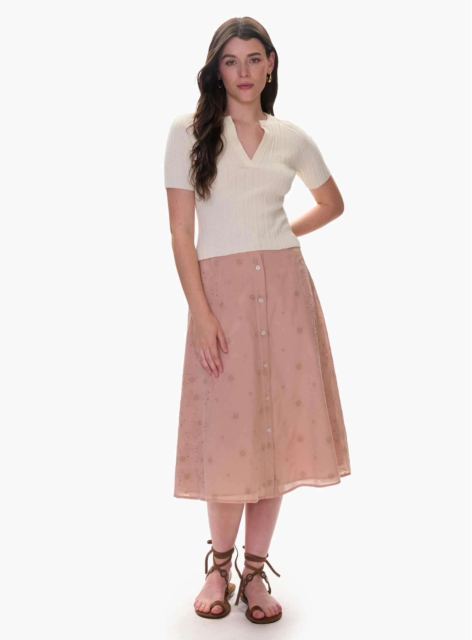 Gabrielle Embroidered Skirt