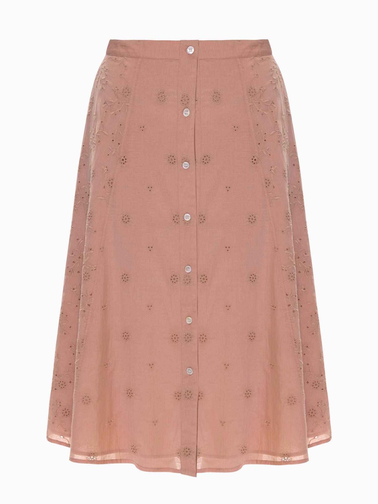  Gabrielle Embroidered Skirt in Desert Rose by Rebecca Taylor
