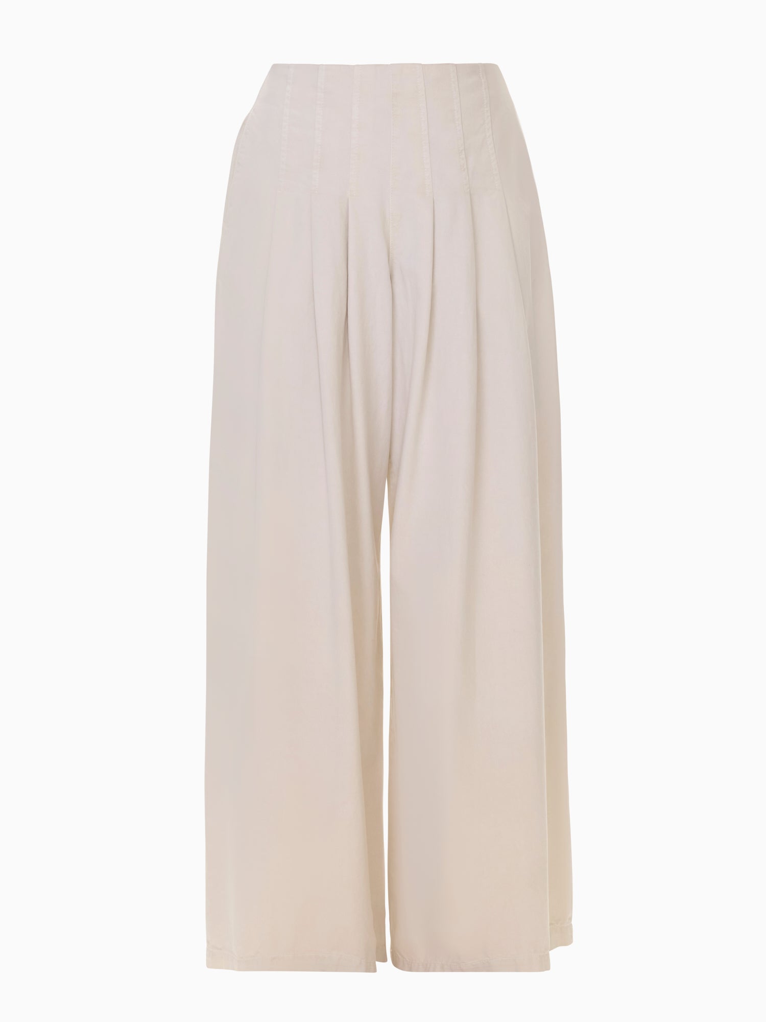  Grace Wide Leg Pant in Alabaster by Rebecca Taylor